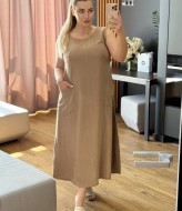 Платье-сарафан льняное AO-2520A500