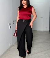 Брюки палаццо с запахом KC-3286A350B420