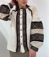 Льняная вышиванка  AMU-5921A960