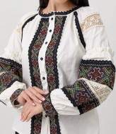 Льняная вышиванка  AMU-5921A960