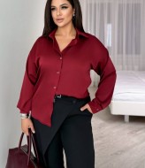 Шёлковая рубашка женская  KC-3336A399