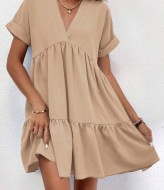 Платье однотонное летнее  AMU-1905.905A350