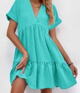 Платье однотонное летнее  AMU-1905.905A350