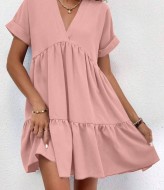 Платье однотонное летнее  AMU-1905.905A350