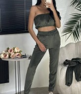 Велюровый костюм тройка JK-2047A650