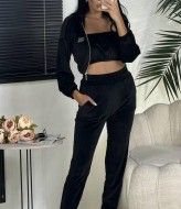 Велюровый костюм тройка JK-2047A650