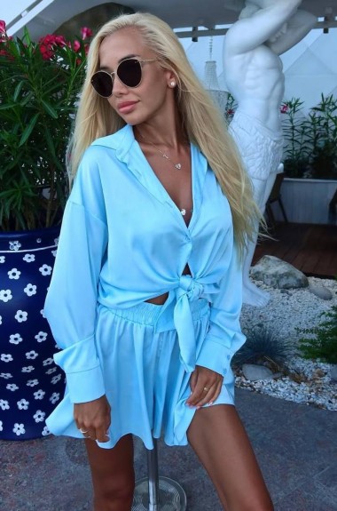 Шёлковый костюм  JW-370A550