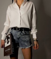 Женская белая рубашка MIL-242A300