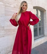 Однотонна сукня з органзи SOL-3010A600 