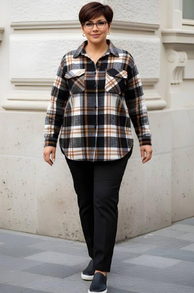 Рубашка фланелевая  AO-2056A500