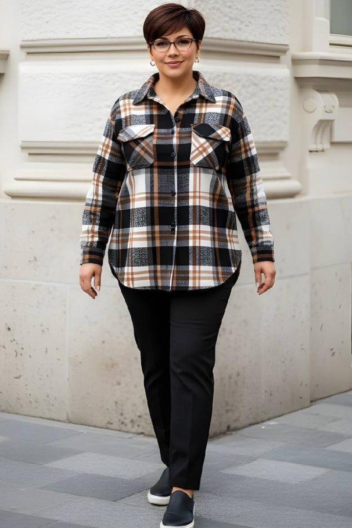 Рубашка фланелевая  AO-2056A500