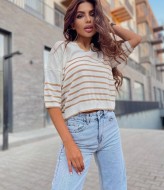 Футболка женская поло AMU-10016A199