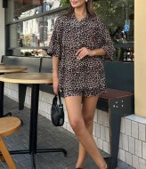 Женский леопардовый костюм  ANB-460A500