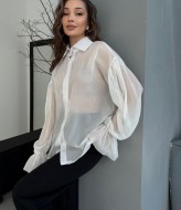 Шифонова блуза з широкими рукавами COB-813A299  Шифонова блуза з широкими рукавами COB-813A299