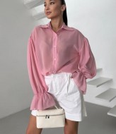 Шифонова блуза з широкими рукавами COB-813A299 