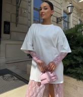 Спідниця з мережива з перчатками в комплекті COB-849A399 