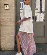 Спідниця з мережива з перчатками в комплекті COB-849A399 