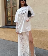 Спідниця з мережива з перчатками в комплекті COB-849A399 