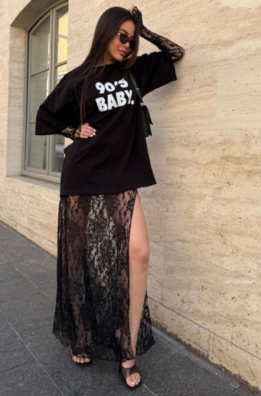 Юбка из гипюра COB-849A399