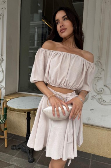 Костюм юбка и топ летний COB-851A399