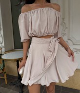 Костюм юбка и топ летний COB-851A399