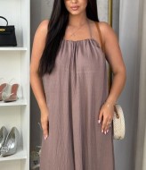 Сарафан из льна в стиле бохо  COB-853A499