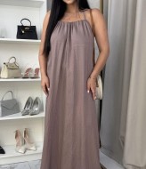 Сарафан из льна в стиле бохо  COB-853A499