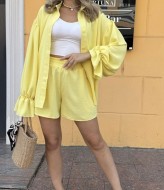 Женский летний костюм с шортами  COB-855A499