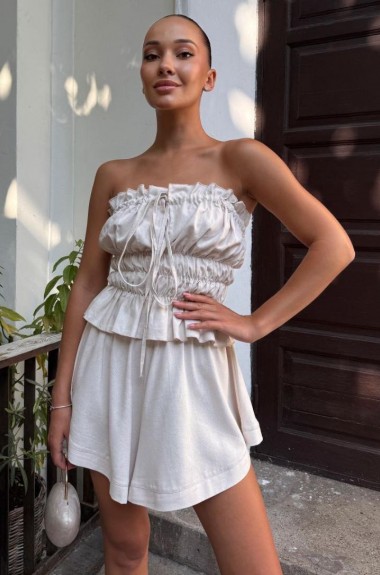 Летний костюм топ и шорты COB-865A449 Летний костюм топ и шорты COB-865A449