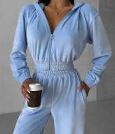 Спортивный велюровый костюм женский   HOU-283A599