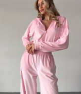 Спортивный велюровый костюм женский   HOU-283A599