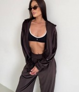 Спортивный велюровый костюм женский   HOU-283A599