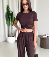 Женский костюм штаны и футболка   HOU-376A399