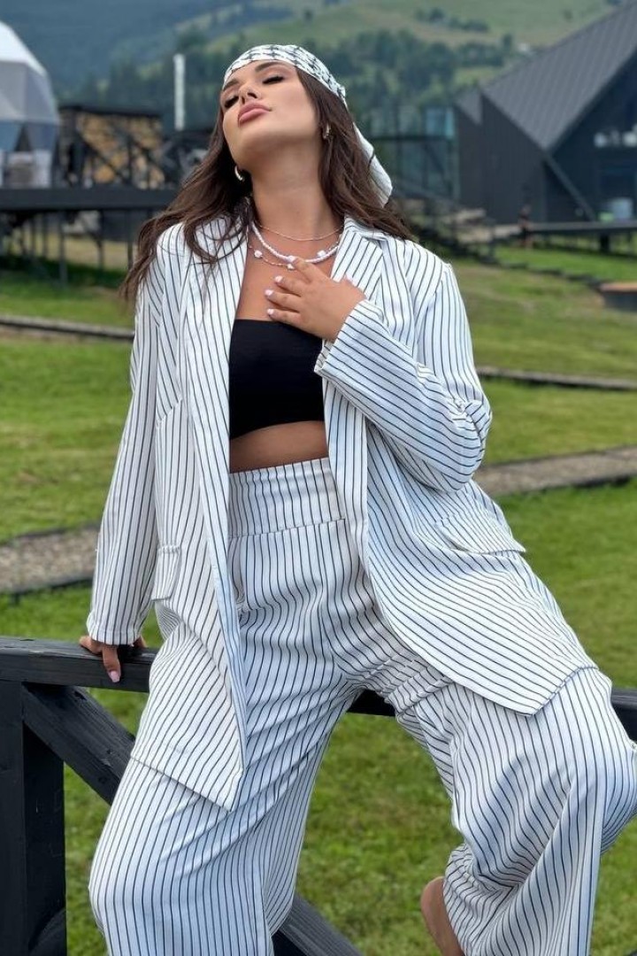 Брючний костюм двійкаNJ-AB-1730A970 Брючний костюм двійкаNJ-AB-1730A970