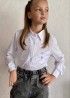 Белая рубашка для девочек  RZ-212A320