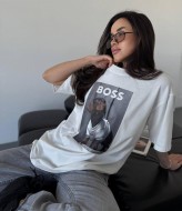 Длинная футболка оверсайз BOSS ANB-498A380