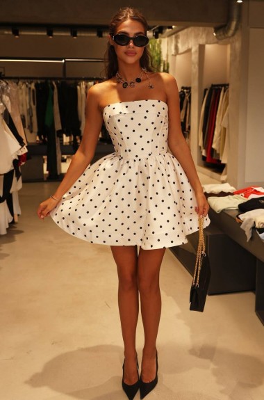 Платье в мелкий горошек   JW-374A410