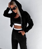 Костюм тройка велюровый женский  IPO-593A550 Костюм тройка велюровый женский  IPO-593A550