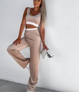 Костюм тройка велюровый женский  IPO-593A550 Костюм тройка велюровый женский  IPO-593A550