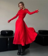 Платье с длинным рукавом  HOU-289A399 Платье с длинным рукавом  HOU-289A399