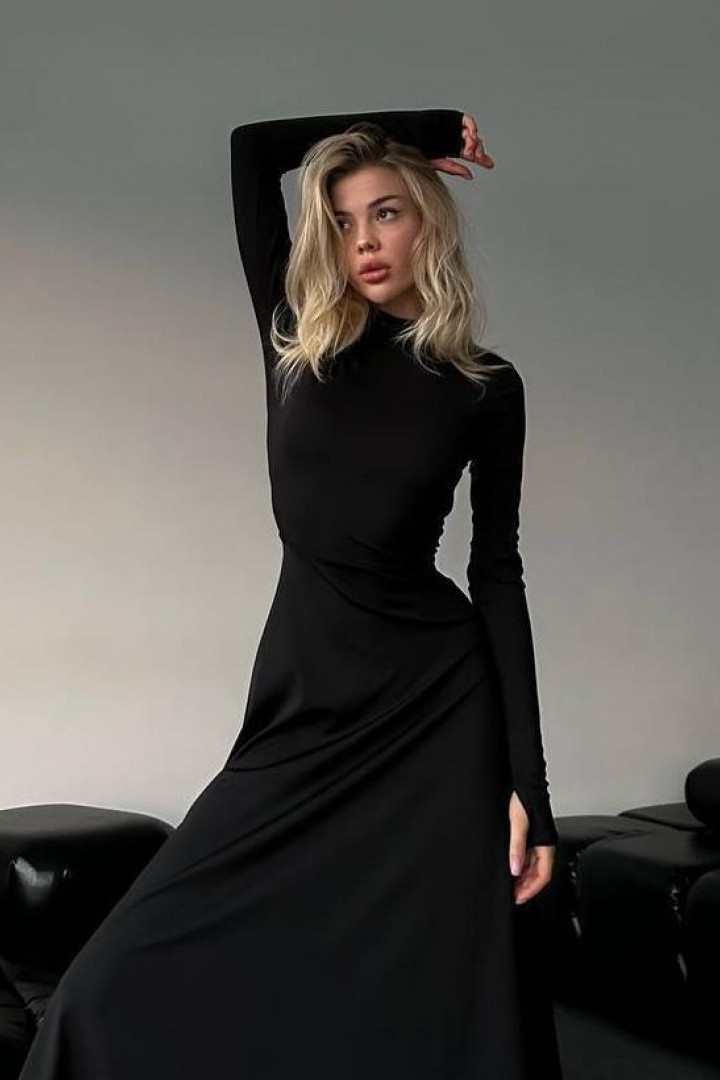 Платье с длинным рукавом  HOU-289A399 Платье с длинным рукавом  HOU-289A399