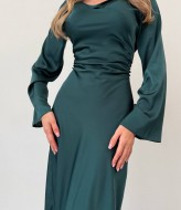 Платье шелковое длинное  HOU-358A430 Платье шелковое длинное  HOU-358A430