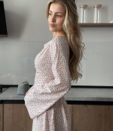 Платье в цветочный принт  HOU-386A449