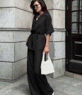 Шелковый брючный костюм  RK-877A600