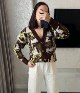 Кардиган женский короткий на пуговицах  AMU-5133A670