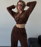 Спортивный костюм с укороченной кофтой  MEB-241A520