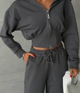 Спортивный костюм с укороченной кофтой  SF-5507A750