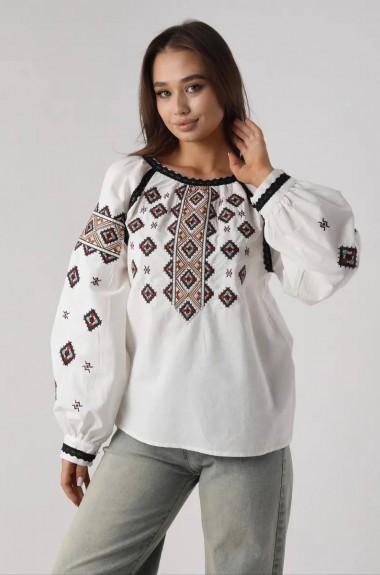 Блуза вышиванка AMU-6004A780 Блуза вышиванка AMU-6004A780