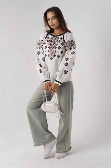 Блуза вышиванка AMU-6004A780 Блуза вышиванка AMU-6004A780