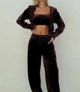 Велюровый костюм тройка EPZ-465A499